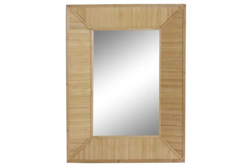 Espejo bambu espejo 71x7x97 natural marron