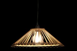 Lámpara de techo ratán 45 x 45 x 17 cm
