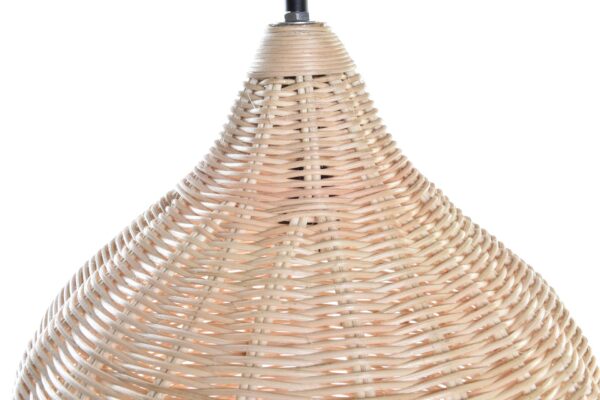 Lámpara de techo ratán 40 x 40 x 51 cm