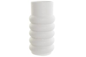 Jarrón cerámica blanco 10 x 10 x 20 cm