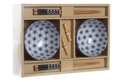 Sushi set 6 bambu gres 30x21x7 azul