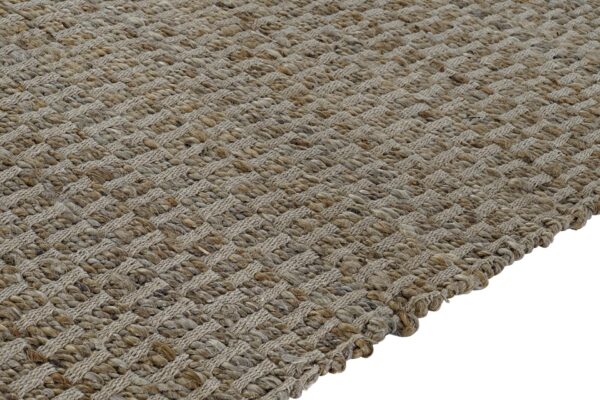 Set de 2 alfombras flecos yute 120 x 180 x 1 cm 2000 gsm