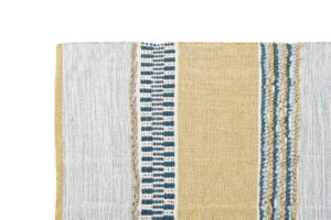 Set de 2 alfombras algodón yute 200 x 290 x 1 cm