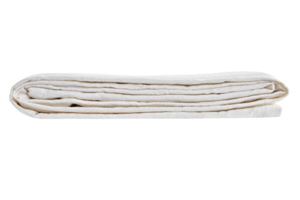 Plaid blanco algodón poliéster 230 x 260 cm